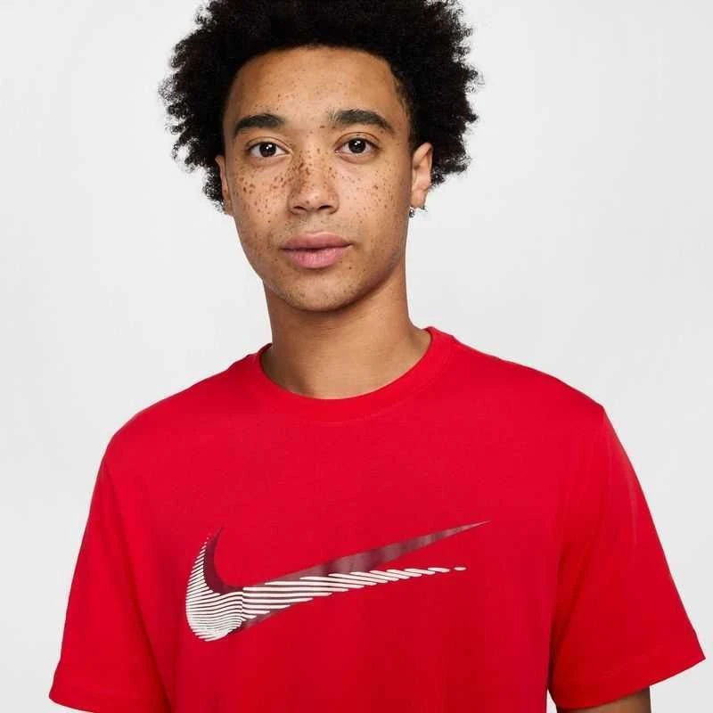 Nike Marškinėliai Vyrams M Nsw Tee 12Mo Swoosh Raudona HQ8092 657