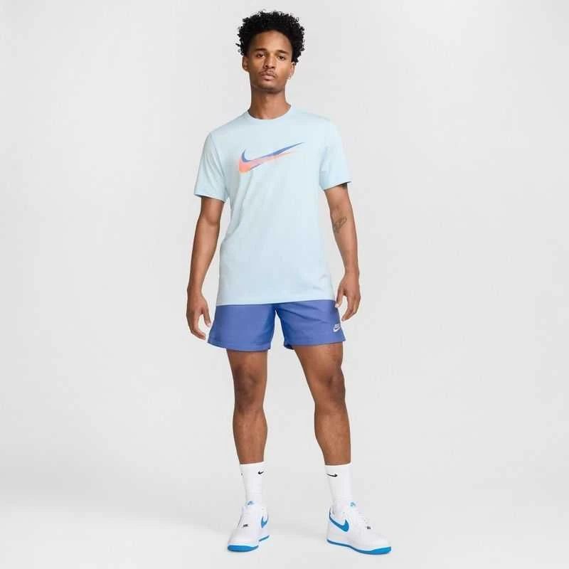 Nike Marškinėliai Vyrams M Nsw Tee 12Mo Swoosh Mėlyna HQ8092 474