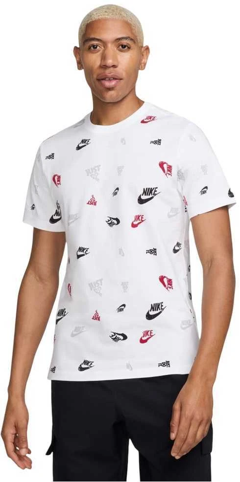 Nike Marškinėliai Vyrams M Nsw Tee 12Mo Aop Baltas HJ0561 100