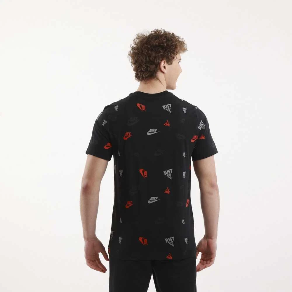 Nike Marškinėliai Vyrams M Nsw Tee 12Mo Aop Juodas HJ0561 010