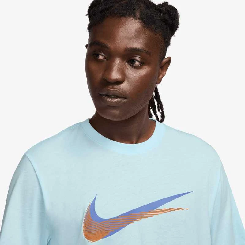 Nike Marškinėliai Vyrams M Nsw Tee 12Mo Swoosh Mėlyna HQ8092 474