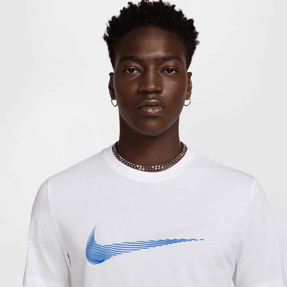 Nike Marškinėliai Vyrams M Nsw Tee 12Mo Swoosh Baltas HQ8092 100