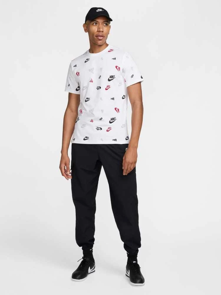 Nike Marškinėliai Vyrams M Nsw Tee 12Mo Aop Baltas HJ0561 100