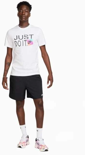 Nike Marškinėliai Vyrams M Nsw Tee 6Mo Jdi Sp25 Baltas HJ0563 100