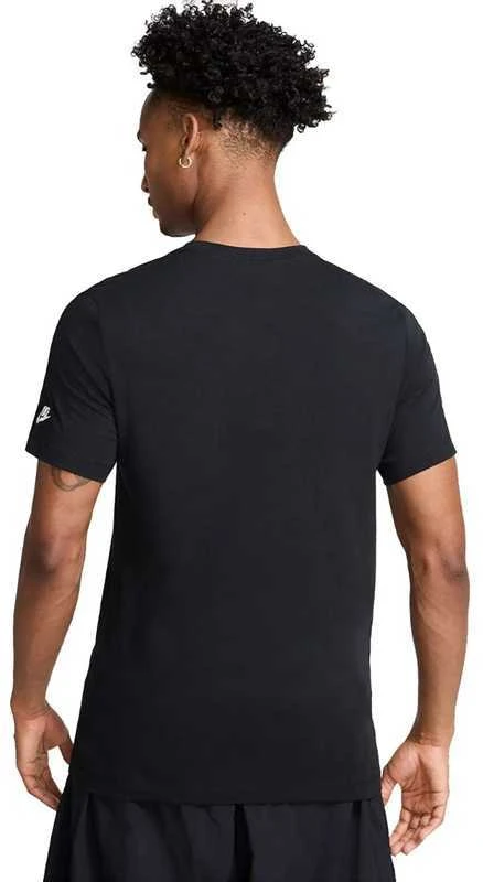 Nike Marškinėliai Vyrams M Nsw Tee 6Mo Swsh Juodas HQ8094 010