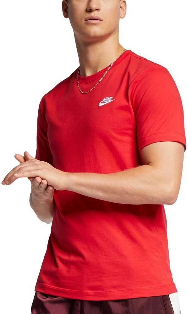Nike Marškinėliai Vyrams Nsw Club Tee Raudona