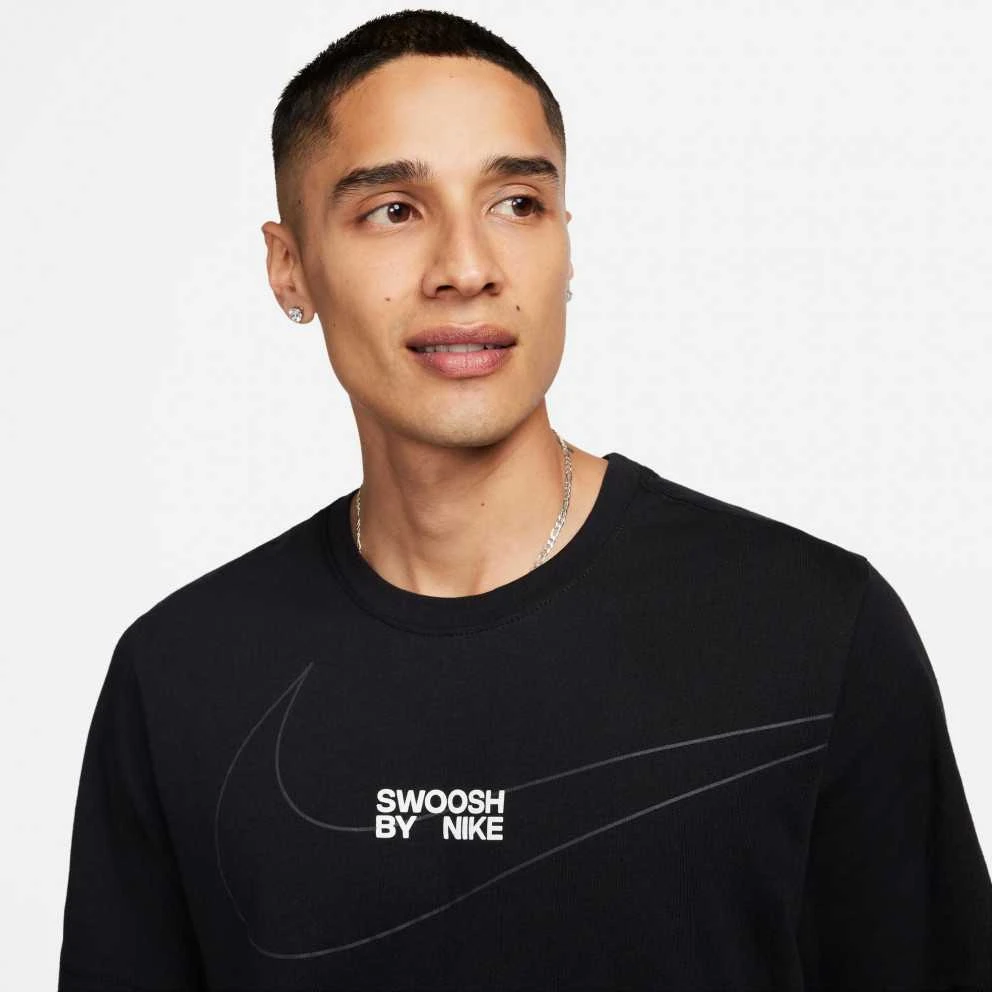 Nike Marškinėliai Vyrams Nsw Tee 6Mo Swoosh Juodas FQ3785 010