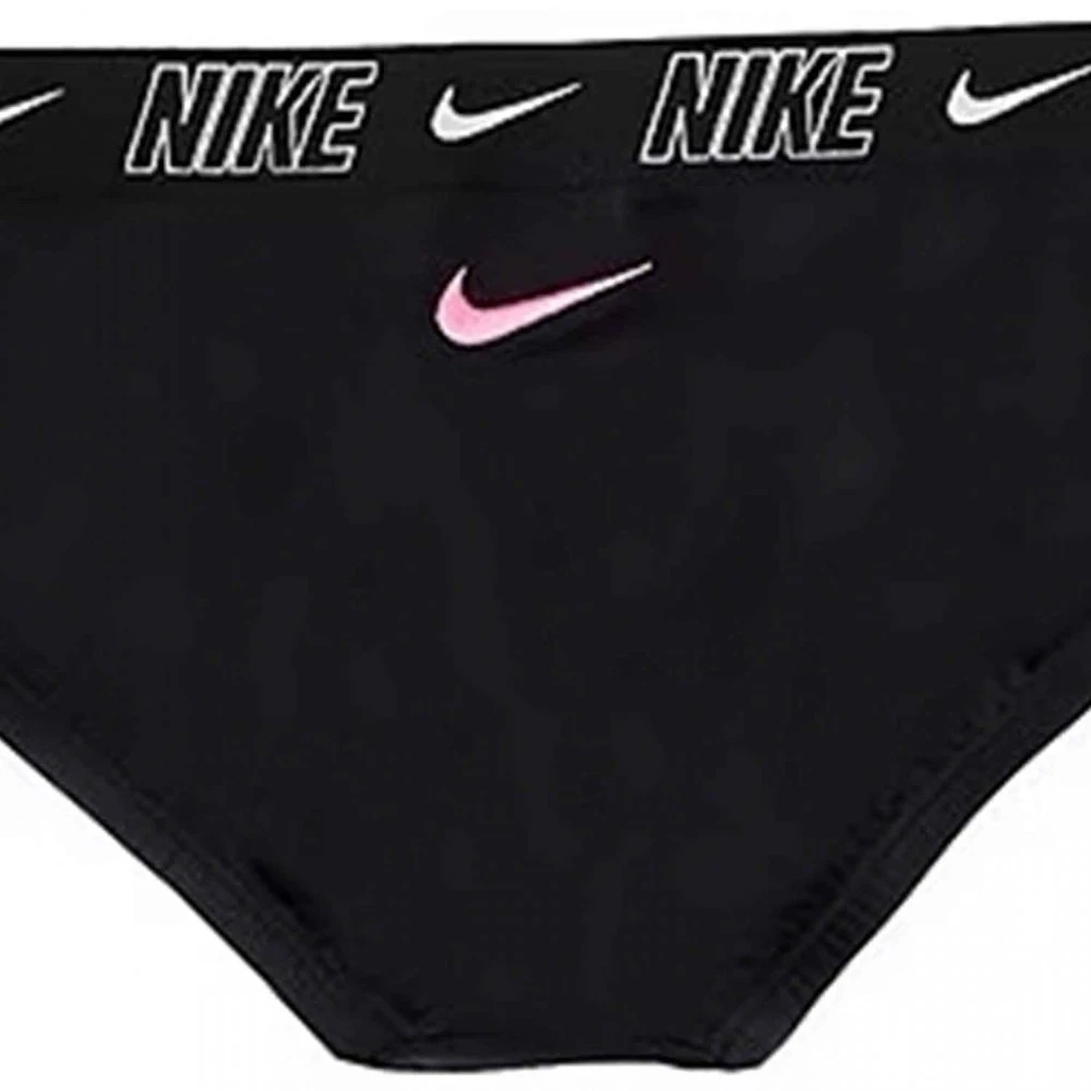 Nike Maudymosi Kostiumėlis Mergaitėms Nk G Logo Tape Crossback Juodas NESSE728 001