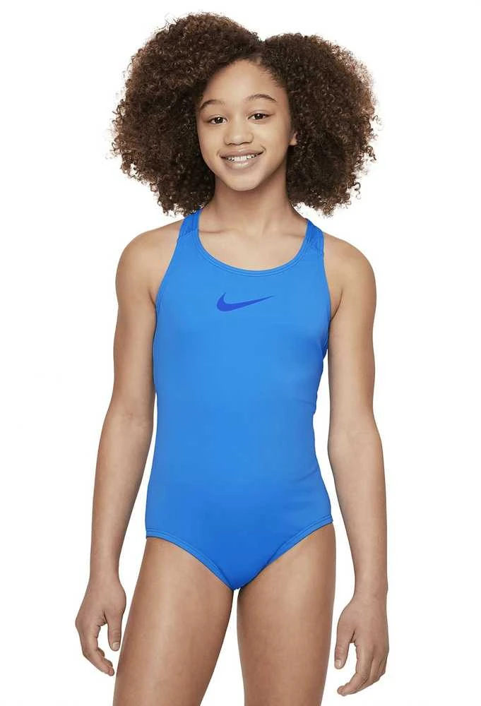 Nike Maudymosi Kostiumėlis Mergaitėms Nk G Ess Racerback Mėlyna NESSB711 400
