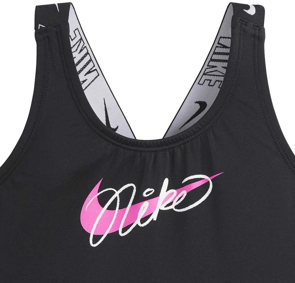 Nike Maudymosi Kostiumėlis Mergaitėms Nk G Lgo Tape Crossback Juodas NESSE726 001