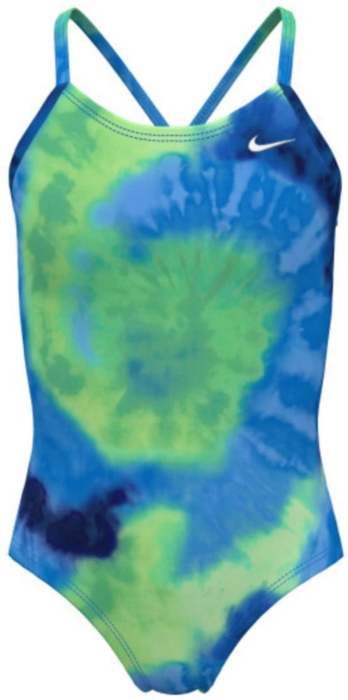 Nike Maudymosi Kostiumėlis Mergaitėms Nk G Tie Dye Crossback Mėlyna Colored NESSE763 338