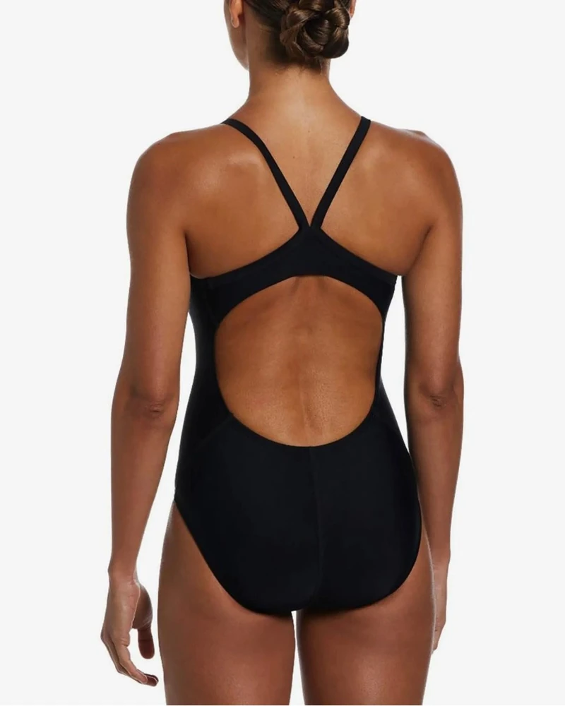 Nike Maudymosi Kostiumėlis Moterims Nk W Solid Recerback Juodas NESS7085 001