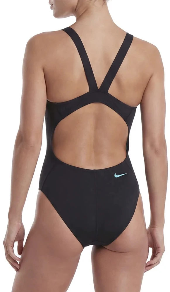 Nike Maudymosi Kostiumėlis Moterims W S Logo Graphic Fastback Juodas NESSG018 001
