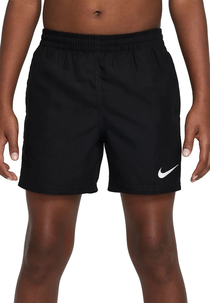Nike Maudymosi Šortai Paaugliams Nk B Lgo Tape 4'' Volley Short Juodas NESSD794 001
