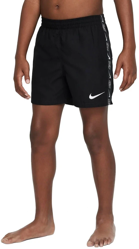 Nike Maudymosi Šortai Paaugliams Nk B Lgo Tape 4'' Volley Short Juodas NESSD794 001