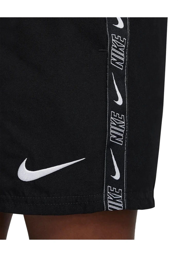 Nike Maudymosi Šortai Paaugliams Nk B Lgo Tape 4'' Volley Short Juodas NESSD794 001