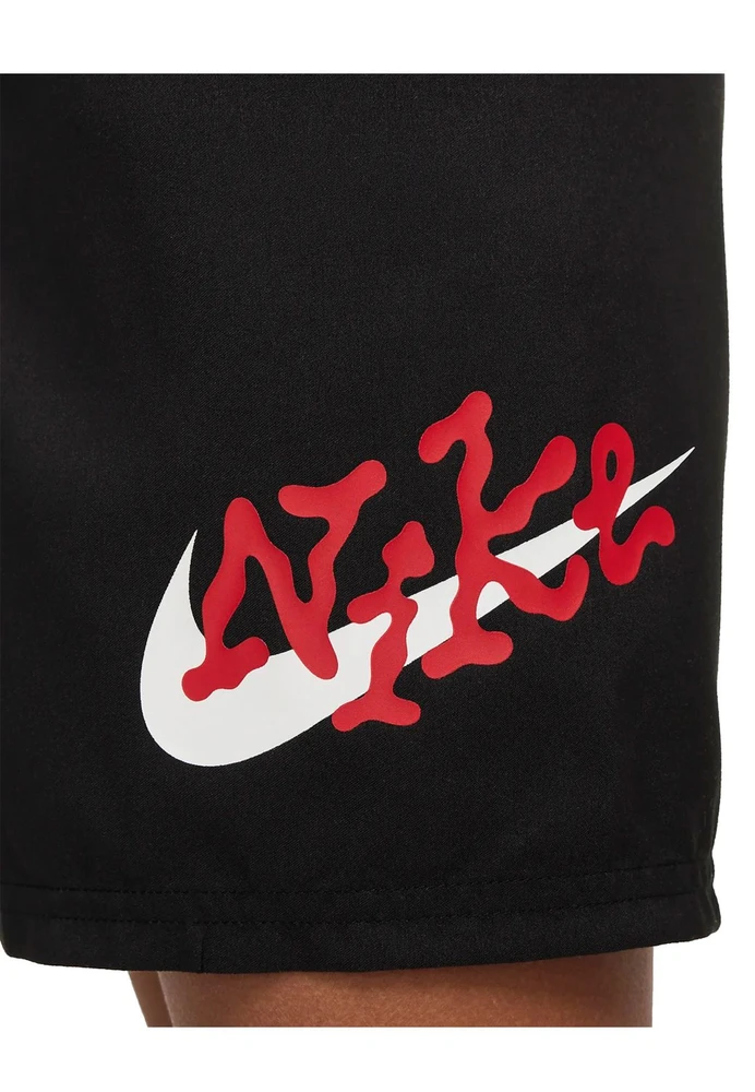 Nike Maudymosi Šortai Paaugliams Nk B Scribble 4'' Volley Short Juodas NESSE806 001
