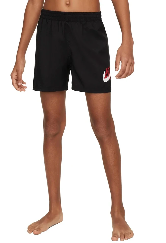 Nike Maudymosi Šortai Paaugliams Nk B Scribble 4'' Volley Short Juodas NESSE806 001