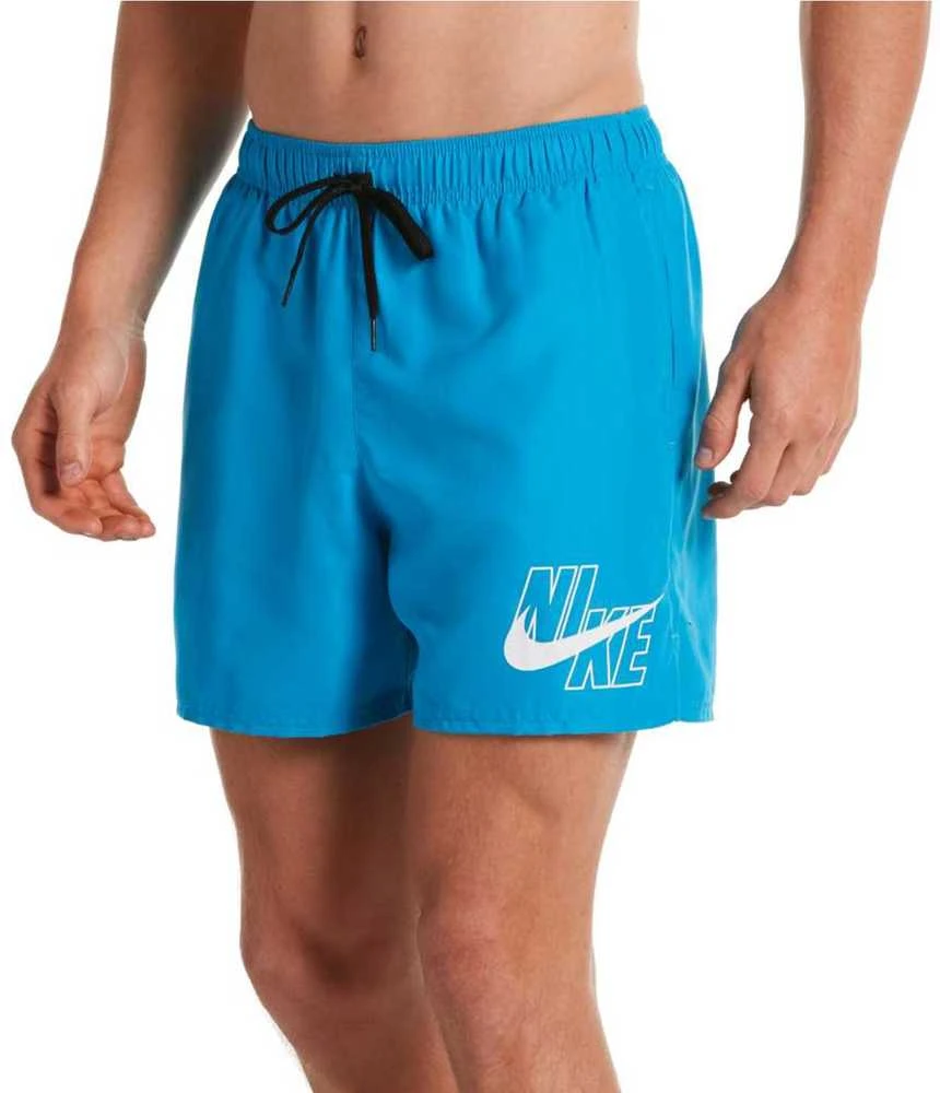 Nike Maudymosi Šortai Vyrams Logo Solid 5""In Short Mėlyna NESSA566 406