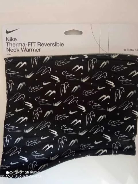 Nike Mova NK Neckwarmer 2.0 Reversible Juodas Pilkas N1000655 084