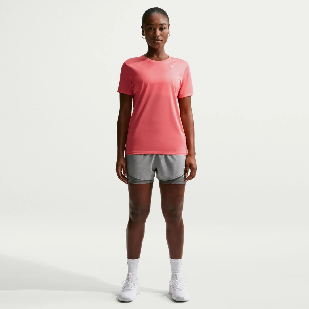 Nike Palaidinė Moterims W Nk Df Rlgd Ss Tee Coral DX0687 897