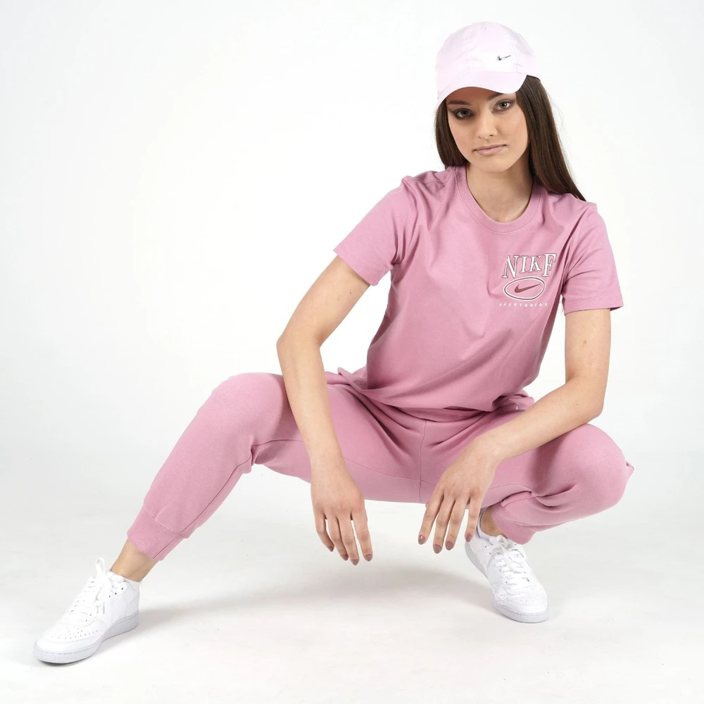 Nike Palaidinė Moterims W Nsw Club Ss Tee Cc Rožinė IB2447 619