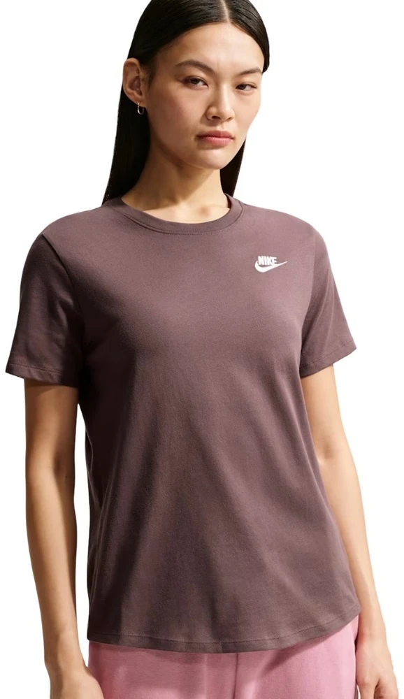 Nike Palaidinė Moterims W Nsw Club Ss Tee Burgundy DX7902 502