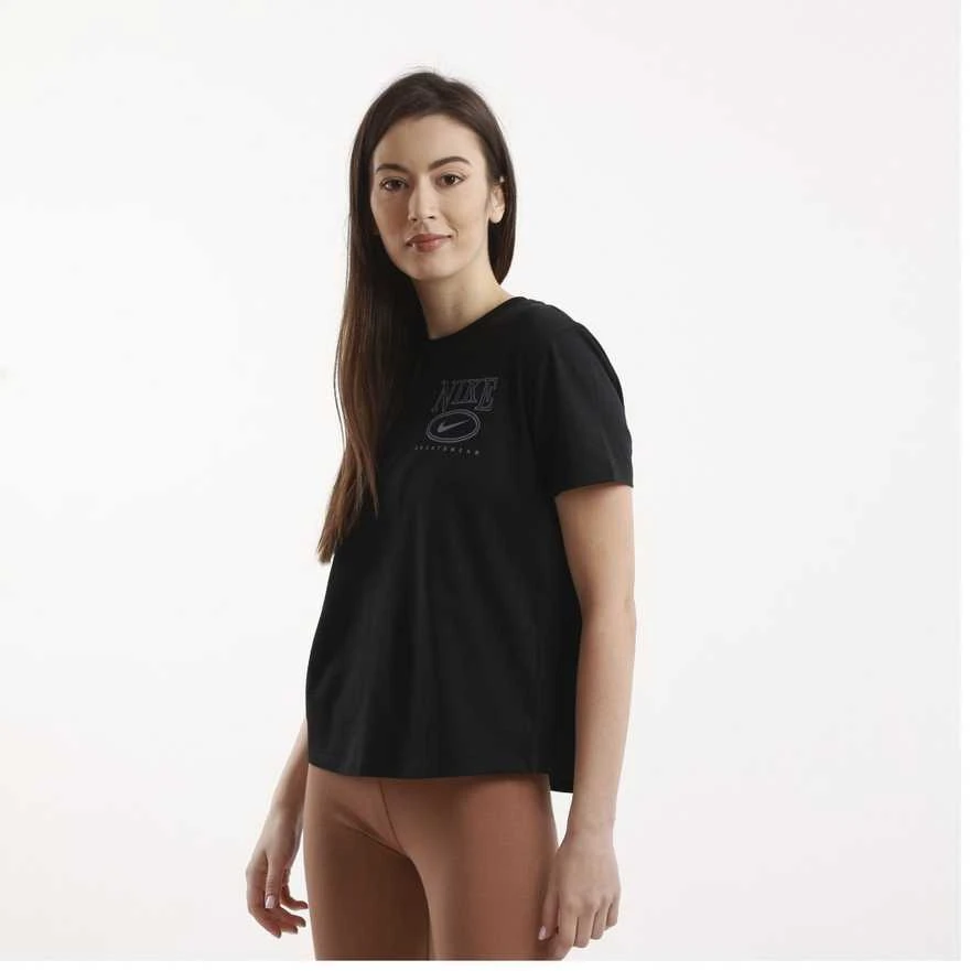 Nike Palaidinė Moterims W Nsw Club Ss Tee Cc Juodas IB2447 010