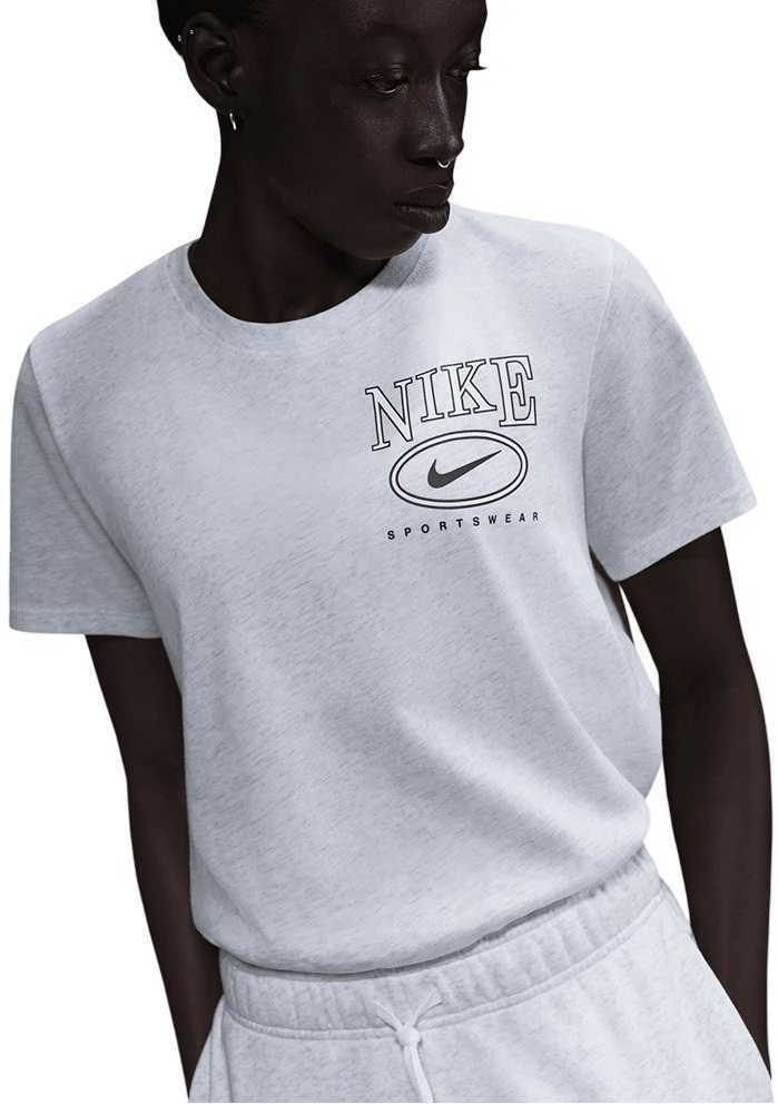 Nike Palaidinė Moterims W Nsw Club Ss Tee Cc Pilkas IB2447 051