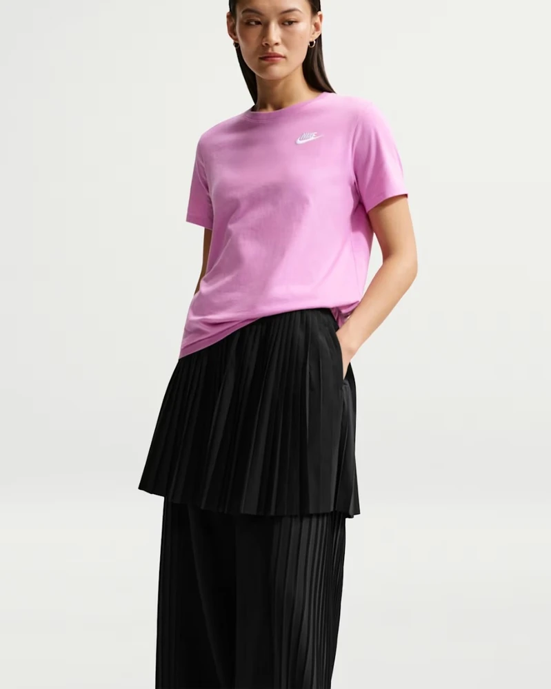 Nike Palaidinė Moterims W Nsw Club Ss Tee Rožinė DX7902 503