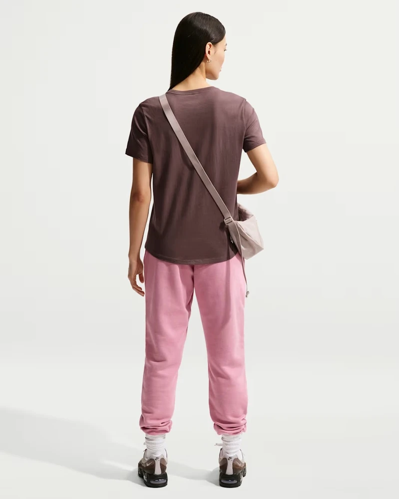 Nike Palaidinė Moterims W Nsw Club Ss Tee Burgundy DX7902 502
