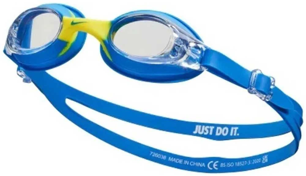 Nike Plaukimo Akiniai Vaikams Nk Y Kids Lil Swoosh Goggle Mėlyna Geltona NESSD138 458