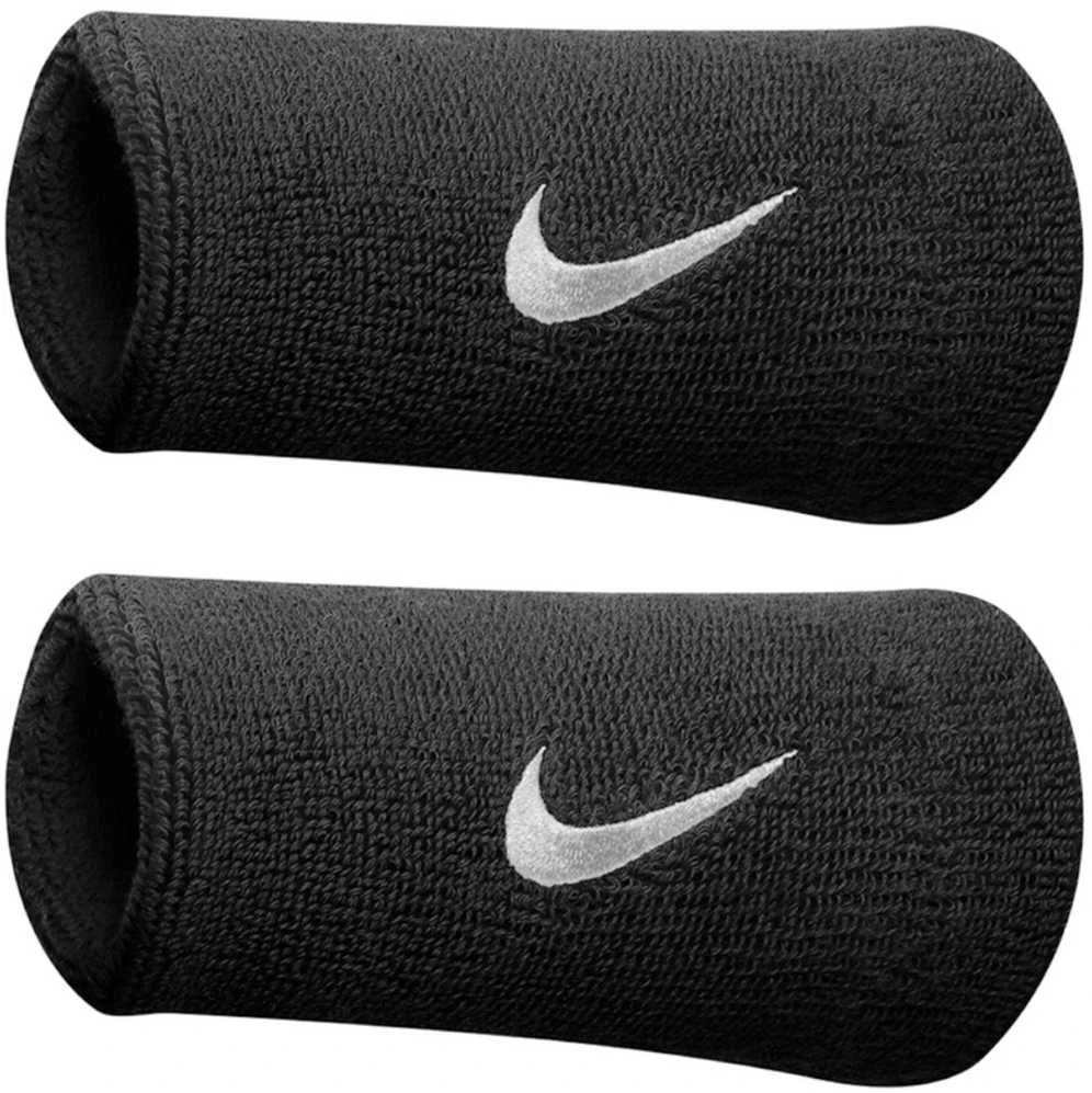 Nike Raištis Riešui Swoosh Doublewide Wristbands Juodas NNN05 010
