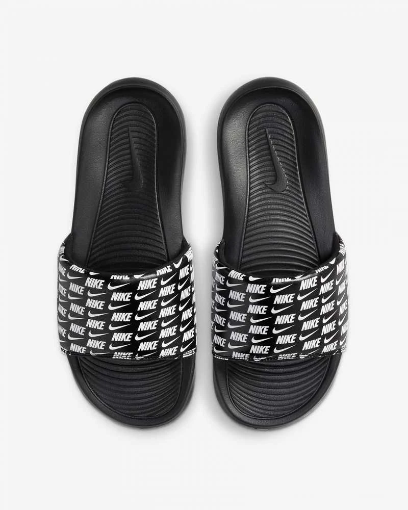 Nike Šlepetės Vyrams Victori One Slide Print Juodas Baltas