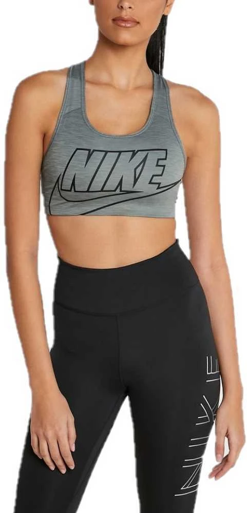 Nike Sportinė Liemenėlė Moterims Swooosh Futura Bra Pilkas BV3643 084