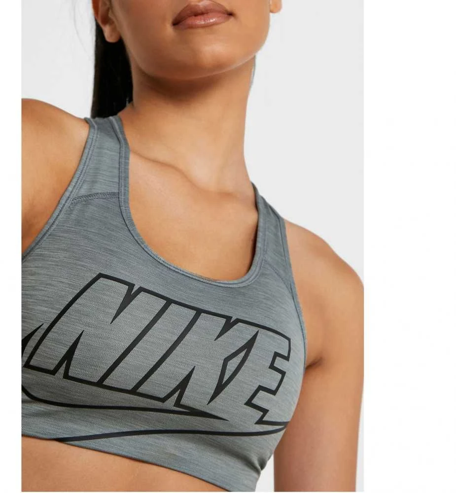 Nike Sportinė Liemenėlė Moterims Swooosh Futura Bra Pilkas BV3643 084