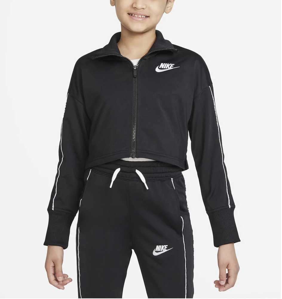 Nike Sportinis Kostiumas Mergaitėms G Nsw Hw Trk Suit Juodas DD6302 010