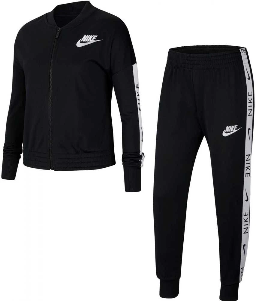 Nike Sportinis Kostiumas Mergaitėms G Nsw Trk Suit Tricot Juodas CU8374 010