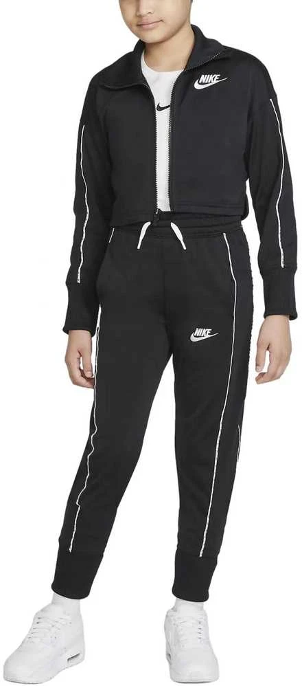 Nike Sportinis Kostiumas Mergaitėms G Nsw Hw Trk Suit Juodas DD6302 010