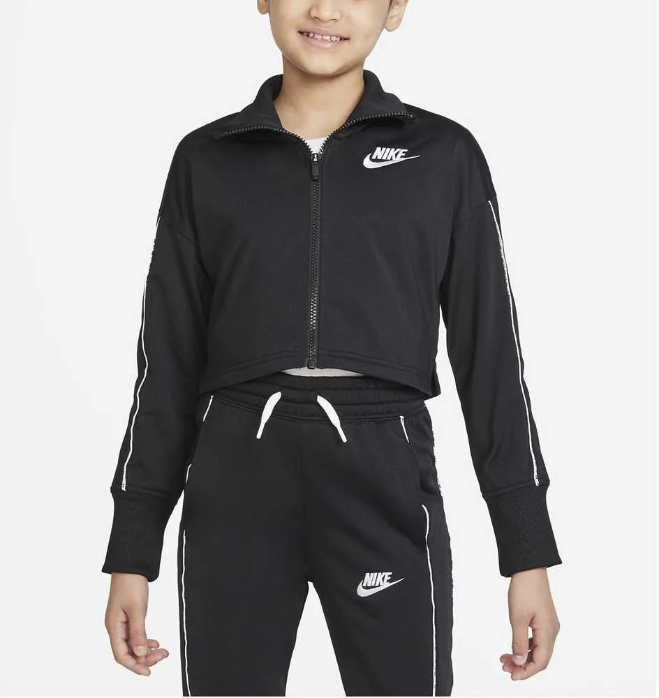 Nike Sportinis Kostiumas Mergaitėms G Nsw Hw Trk Suit Juodas DD6302 010