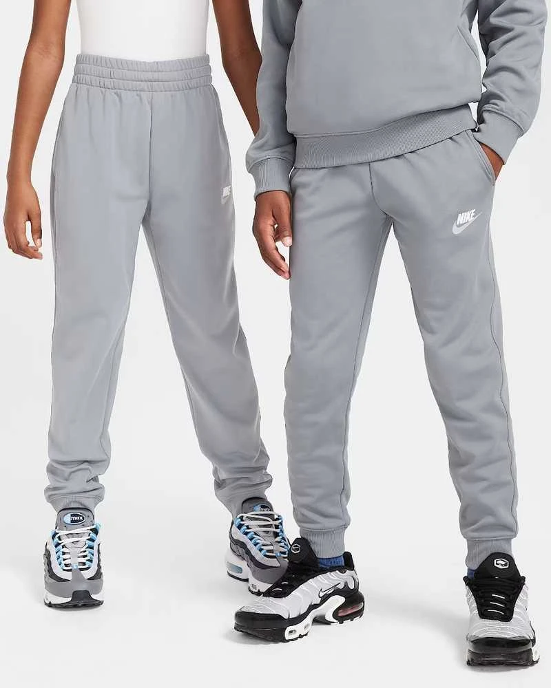 Nike Sportinis Kostiumas Paaugliams K Nsw Tracksuit Poly Crew Hbr Pilkas FD3090 084