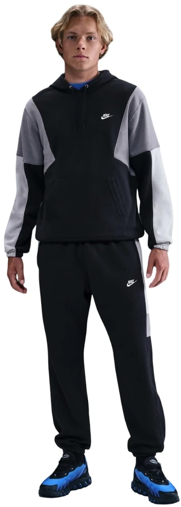 Nike Sportinis Kostiumas Vyrams M Nk Club Flc Hdy Tracksuit Juodas Pilkas HV1165 010