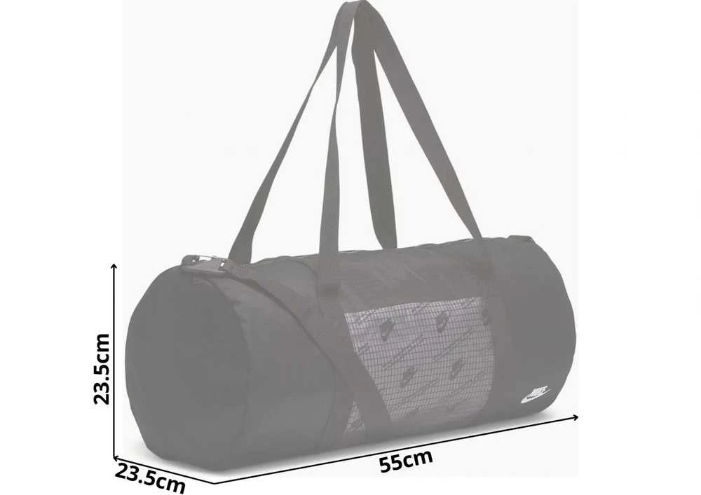 Nike Sportinis Krepšys NK Heritage Duffle - Prm Mtrl Juodas