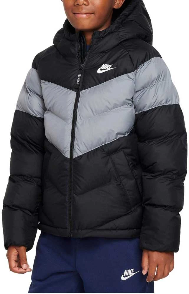 Nike Striukė Paaugliams K Nsw Syn Fl Hd Jckt Juodas Pilkas FN7730 013