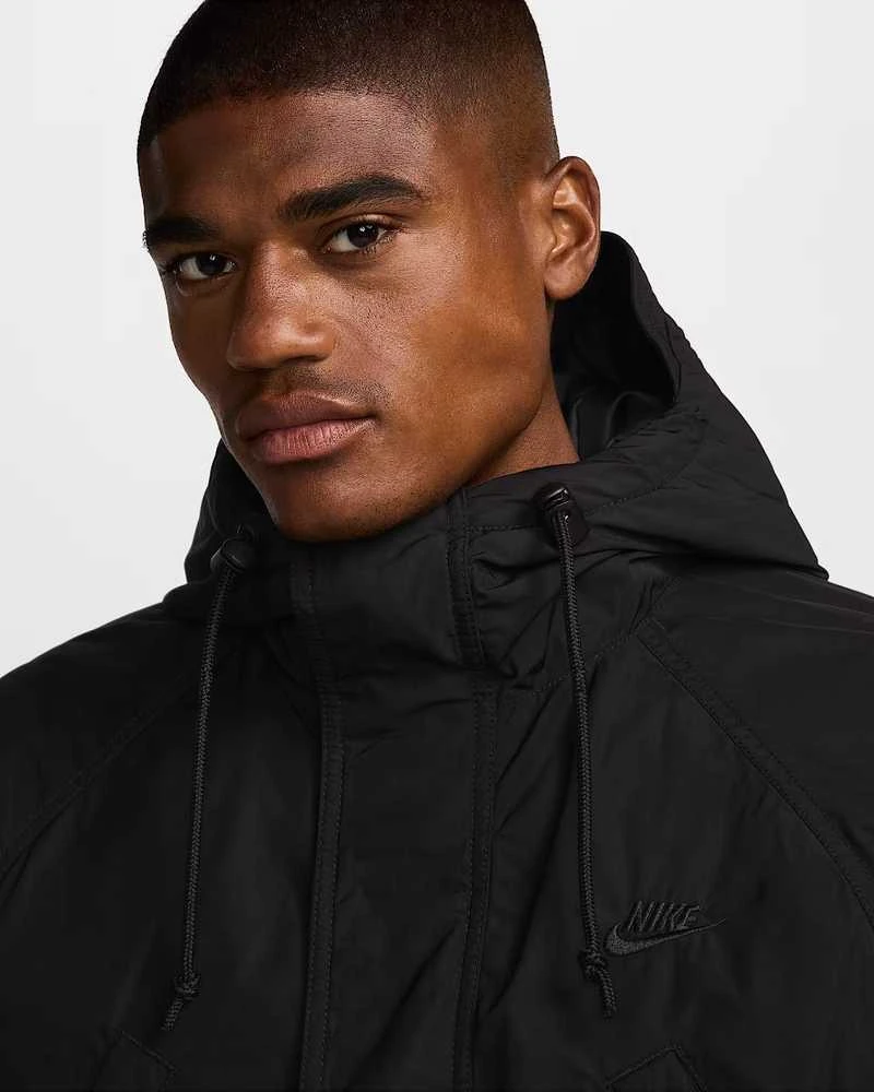 Nike Striukė Vyrams M Nk Club Tf Parka Juodas FZ0869 010