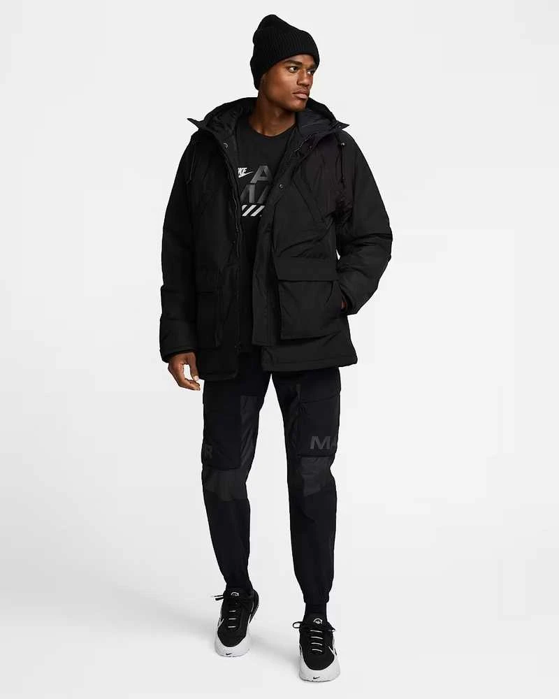 Nike Striukė Vyrams M Nk Club Tf Parka Juodas FZ0869 010