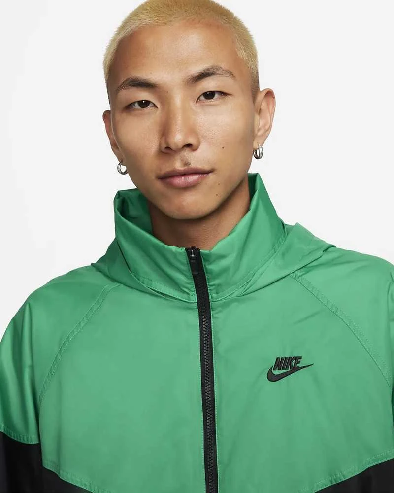 Nike Striukė Vyrams M Nk Wr Anorak Jkt Juodas Žalias DQ4910 324