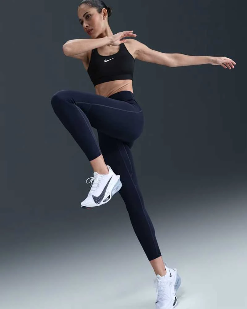 Nike Tamprės Moterims Dri-Fit Tempo High Rise 7/8 Tight Dark Mėlyna HV8170 410