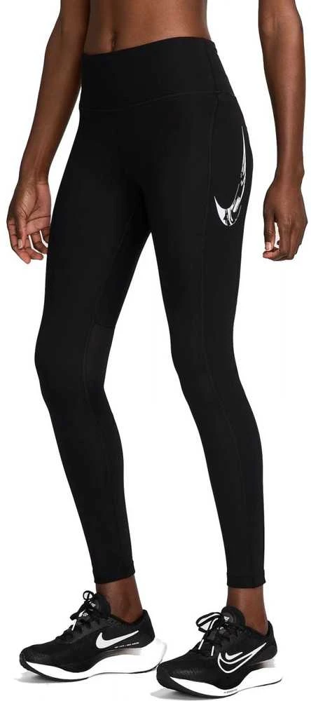Nike Tamprės Moterims W Nk Df Fast Mr 7/8 Tights Juodas FV6682 010