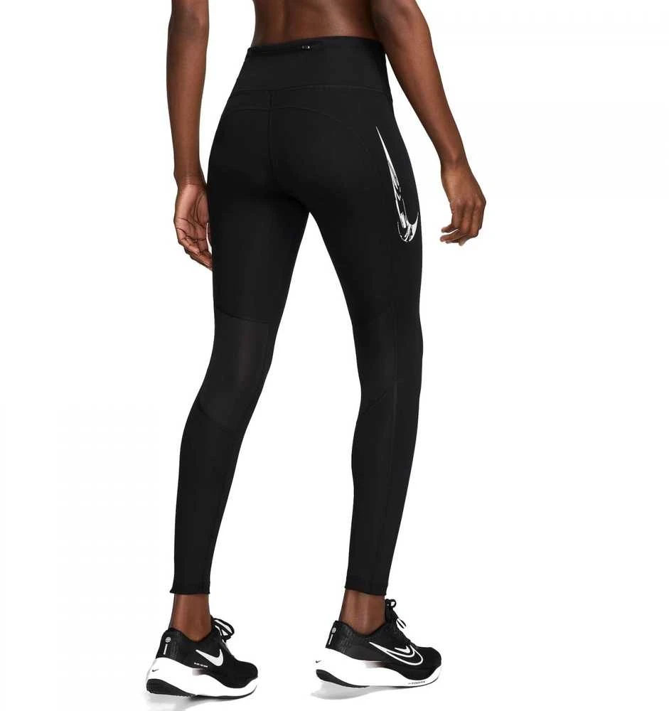 Nike Tamprės Moterims W Nk Df Fast Mr 7/8 Tights Juodas FV6682 010